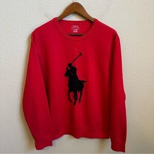 Polo Ralph Lauren Mens Felt Big Pony Logo Sweatshirt